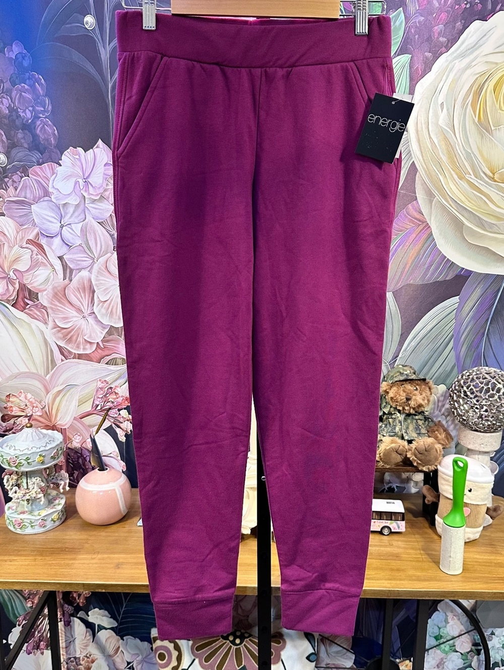 Energie S (3-5) Juniors Purple NWT Knit Jogger Athleisure Sporty Minimalist
